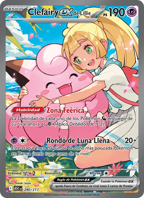 Clefairy ex de Lillie